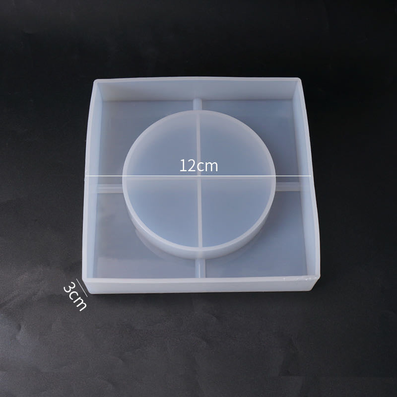 epoxy silicone ashtray mold, square and