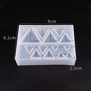 6 Pack Earring Resin Molds, ResinWorld Fashion Jewelry Resin