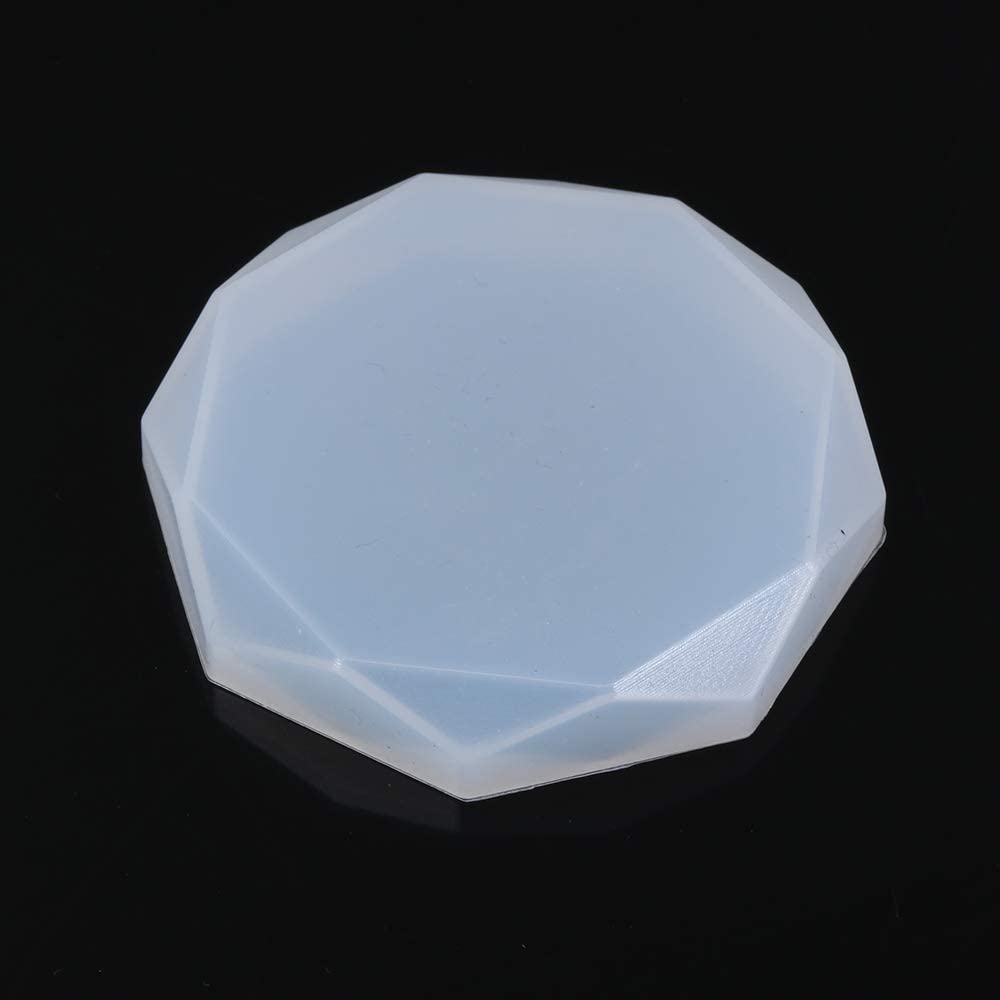 Pack of 4 Holographic Square Coaster Silicone Resin Mold – Lrisy