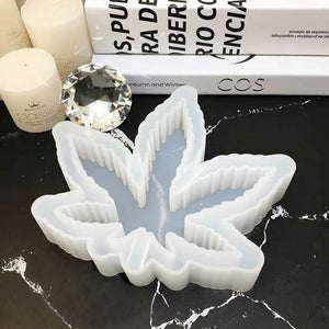 Rolling Makeup Storage Tray Epoxy Resin Mold Makeup Tray Cosmetic Silicone  Molds for Epoxy Resin Storage Holder Diy Decorative Jewelry Box Ashtray  Mold Maple Leaf Mold