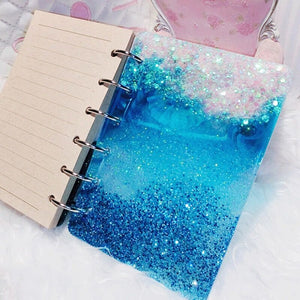 1pcs A5 A6 A7 Notebook Cover Epoxy Resin Molds Pocketbook Book Resin Mold  For DIY Crystal